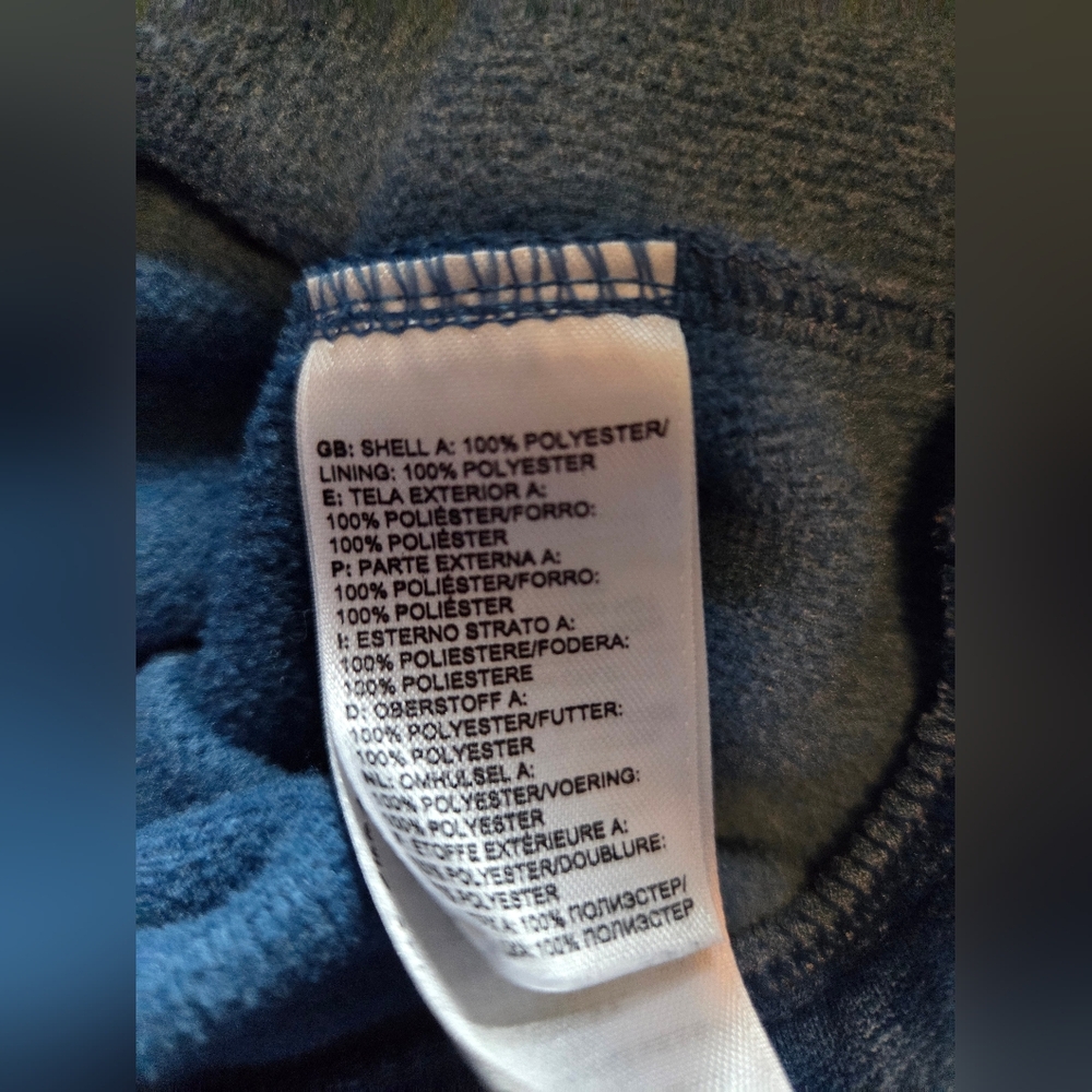 The North Face Men's Medium Blue and Orange Sweatshirt Hoodie - Picture 4 of 9
